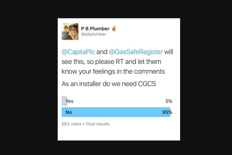 Installers reject CGCS in poll