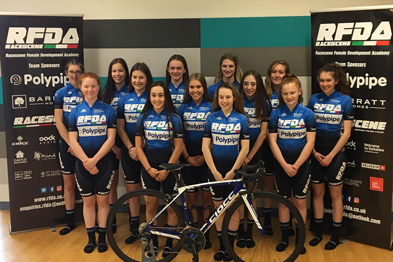 Polypipe sponsors all-female cycling team