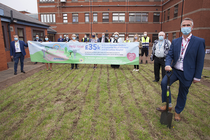 Polypipe supports memorial rainbow garden at hospital