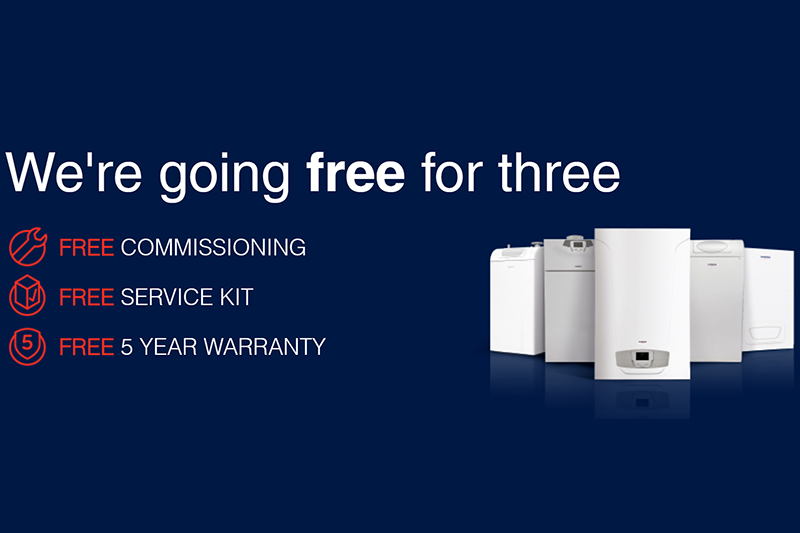 Potterton Commercial launches Free For Three offer