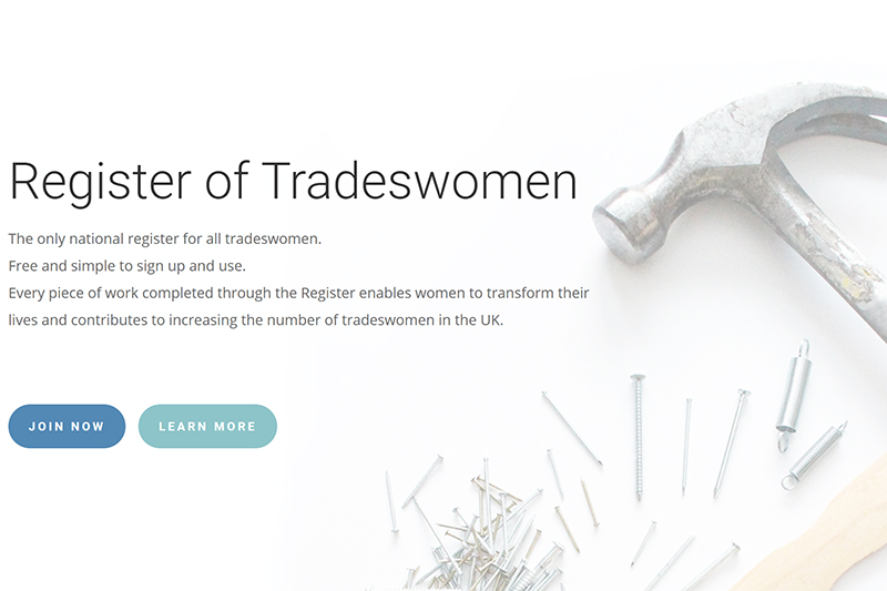 First National Register of UK Tradeswomen launches this week