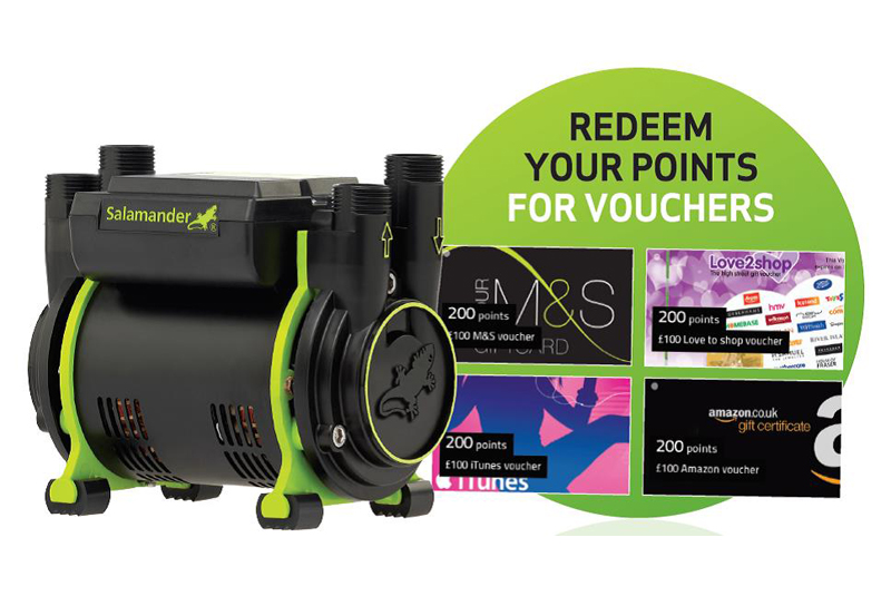 Installer loyalty scheme from Salamander Pumps