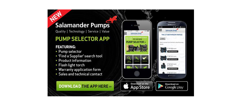 Salamander unveils pump selector app