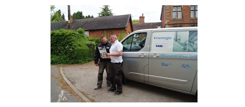 New van graphics generate sales success for Saniflo