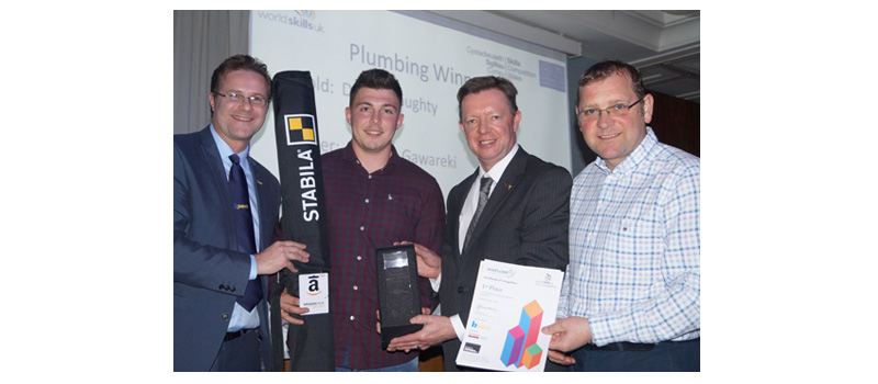 Daniel Doughty leads the way at SkillPLUMB Wales