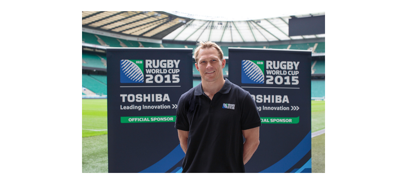 Toshiba collaborates with Josh Lewsey