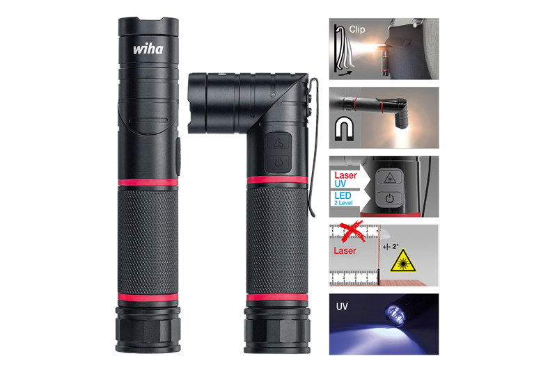 PRODUCT FOCUS: Wiha torch with LED, laser and UV light