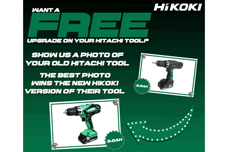 Win a new HiKOKI power tool in our #OldSchoolTools competition!
