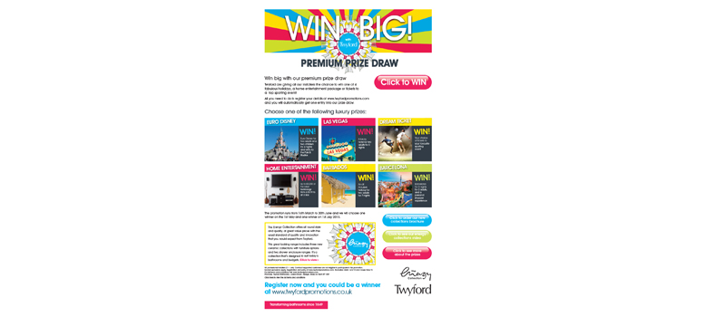 Twyford announces prize promotion