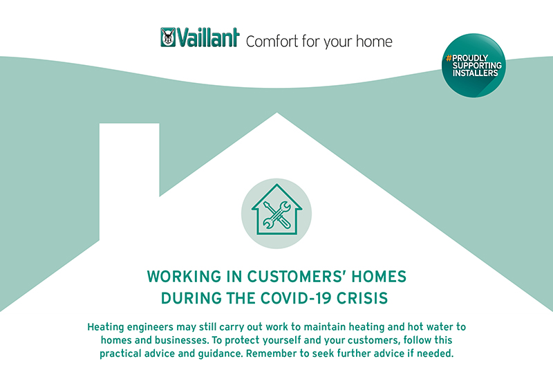Safe working infographics for installers from Vaillant and Glow-worm