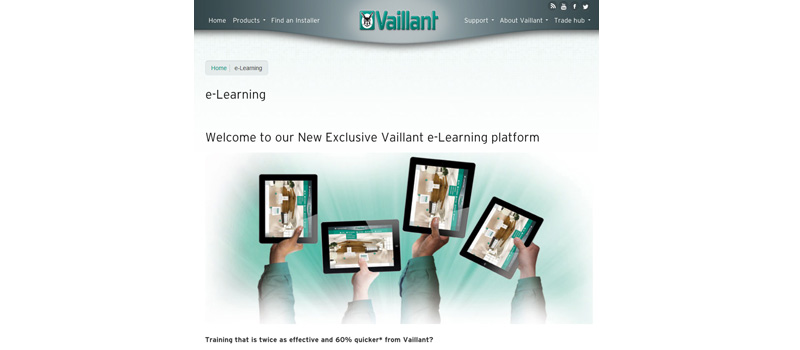Vaillant launches e-Learning platform