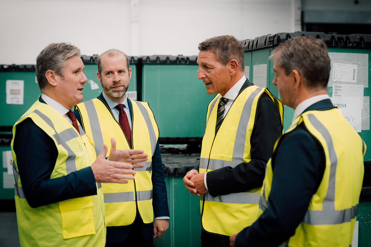 Upskilling and investment on the agenda as Labour leader visits Vaillant HQ