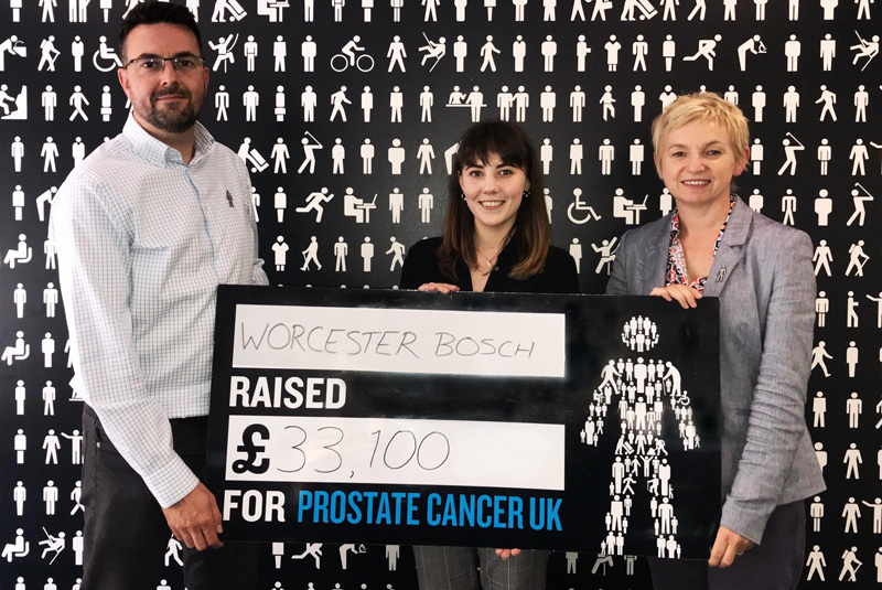 Worcester Bosch raises funds for Prostate Cancer UK