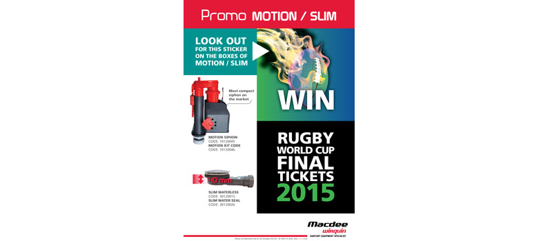 Convert your Macdee Wirquin products into a Rugby World Cup Final Package