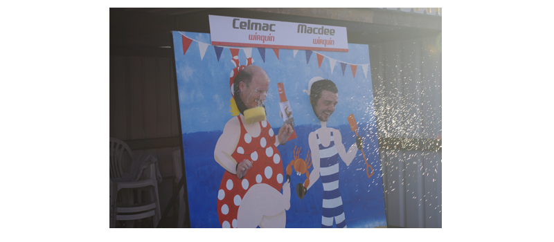 Sponge throwing employees get their own back on World Toilet Day